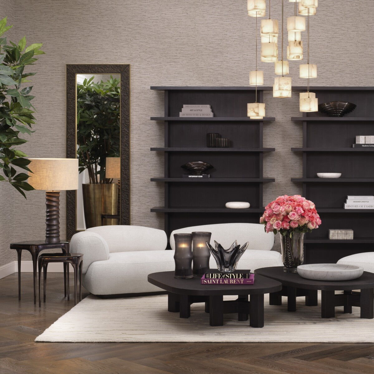 Glass Side Tables (2) Deacon | Eichholtz Miami