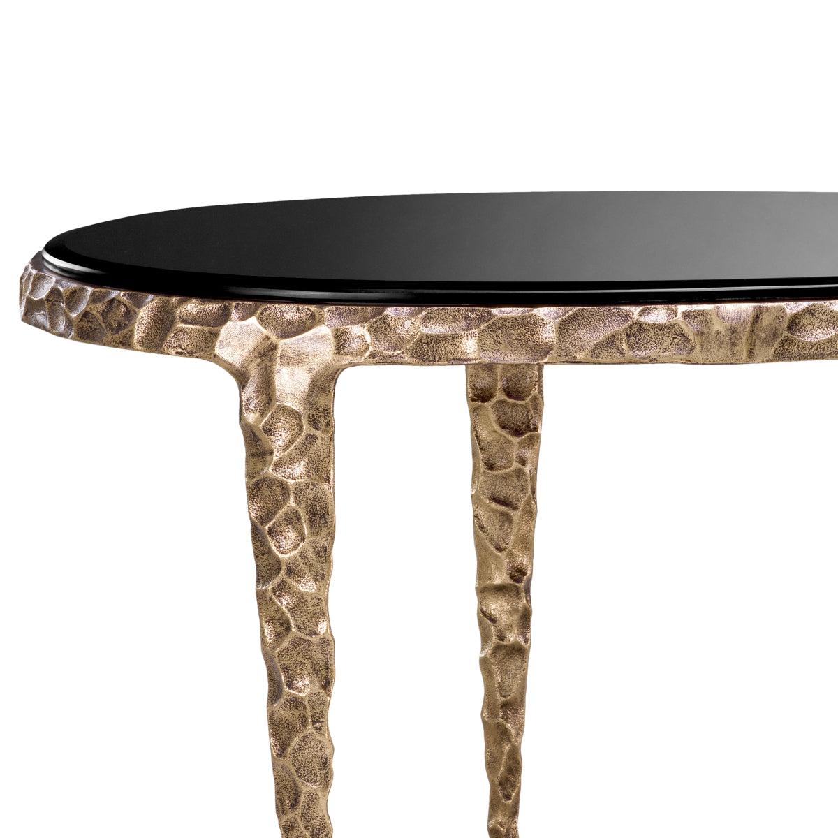Textured Brass Nesting Side Tables (2) Livana | Eichholtz Miami