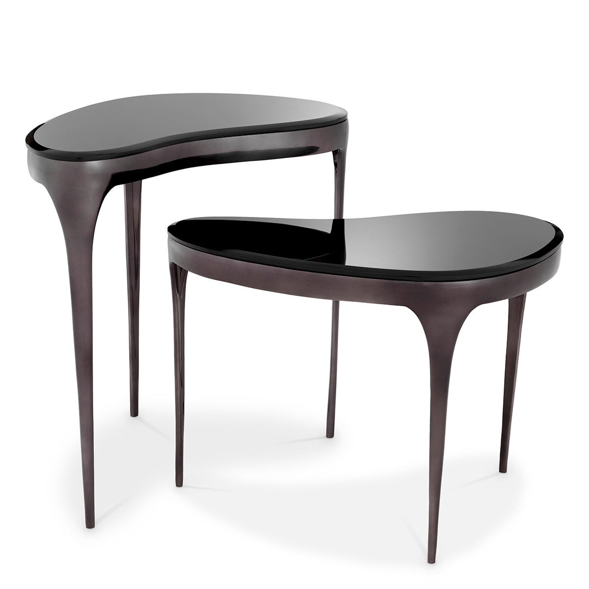 Black Side Tables (2) Zena | Eichholtz Miami