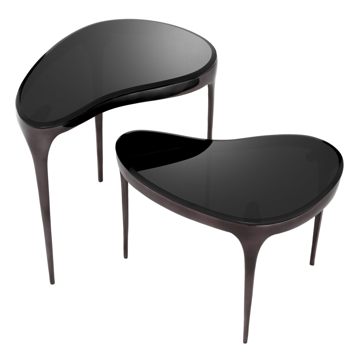 Black Side Tables (2) Zena | Eichholtz Miami
