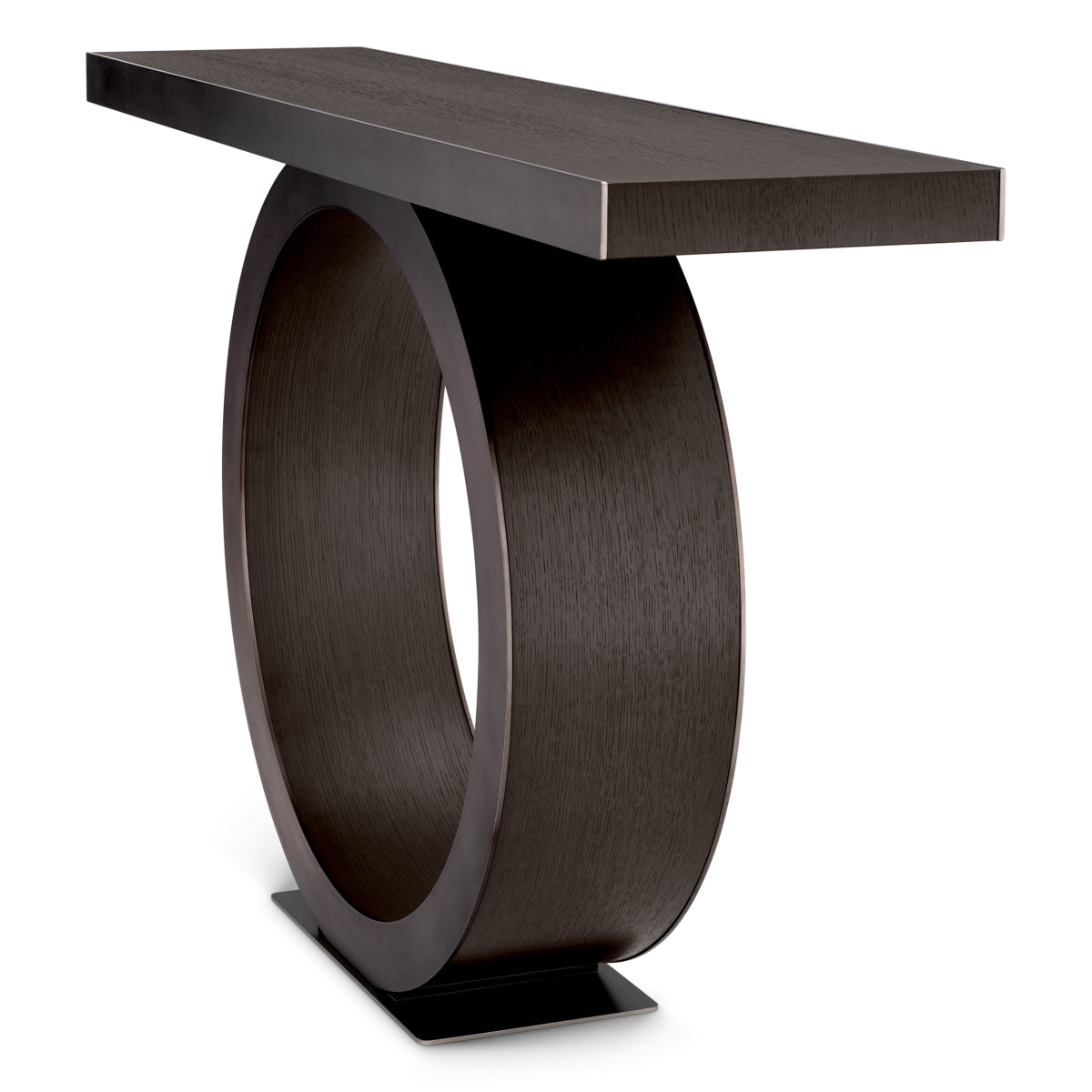 Oak Ring Console Table Odis | Eichholtz Miami