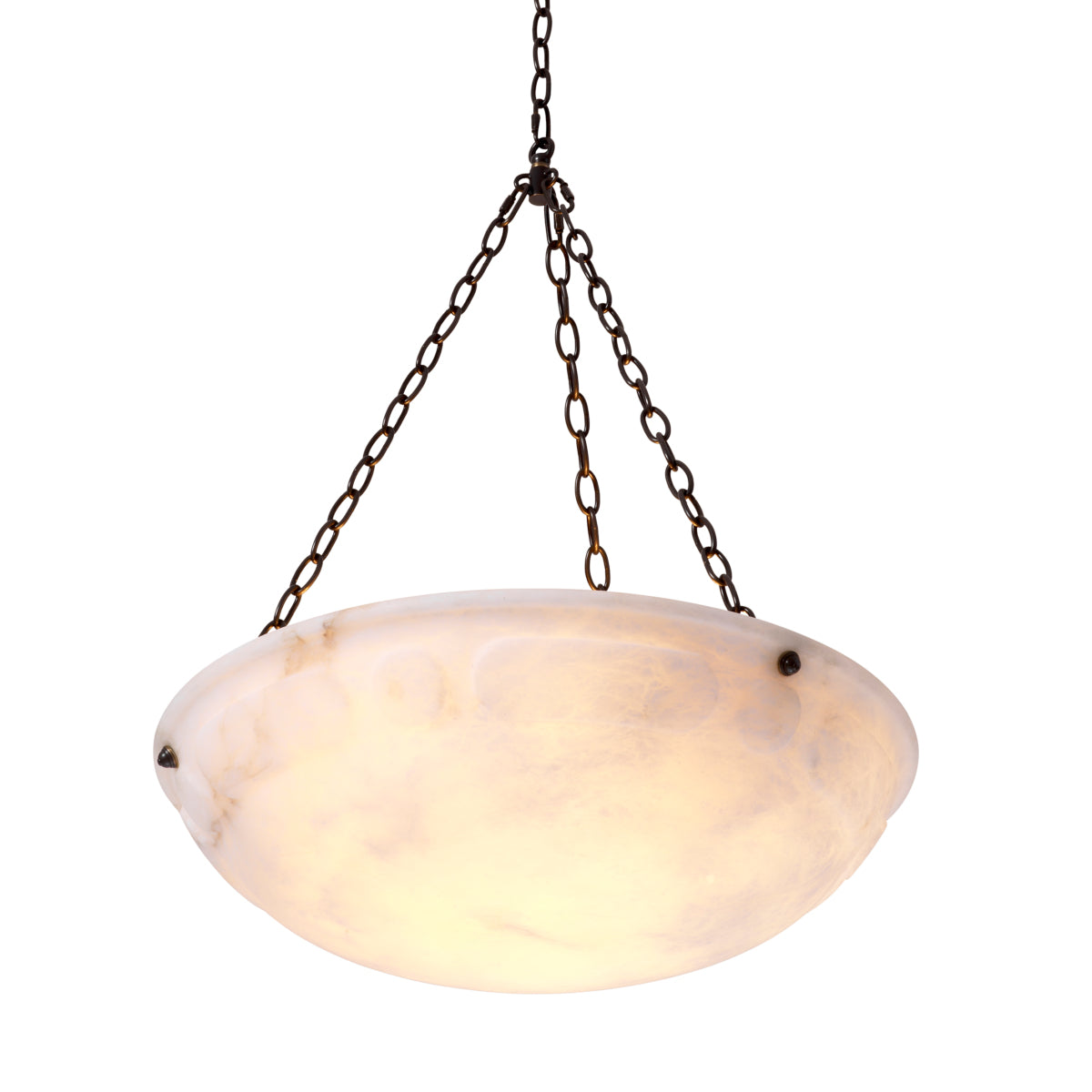 Round Alabaster Hanging Lamp Novara | Eichholtz Miami