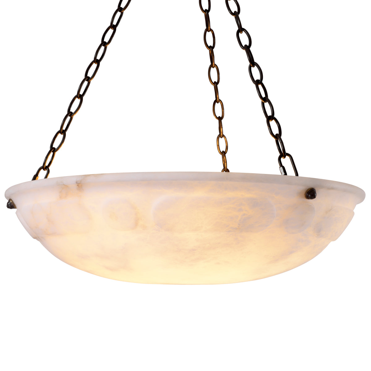 Round Alabaster Hanging Lamp Novara | Eichholtz Miami