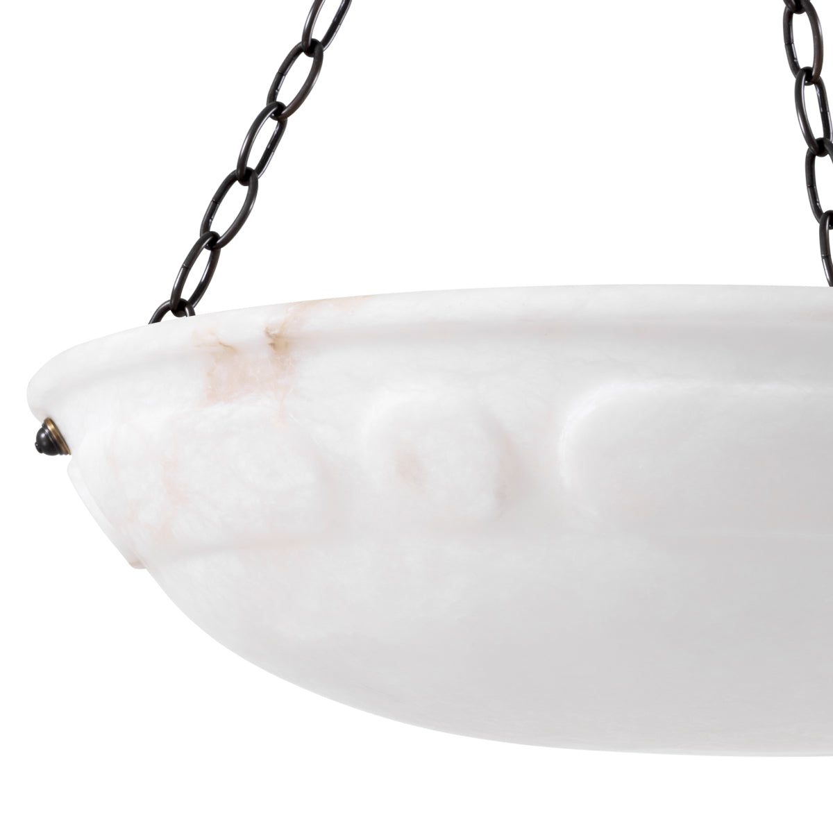 Round Alabaster Hanging Lamp Novara | Eichholtz Miami