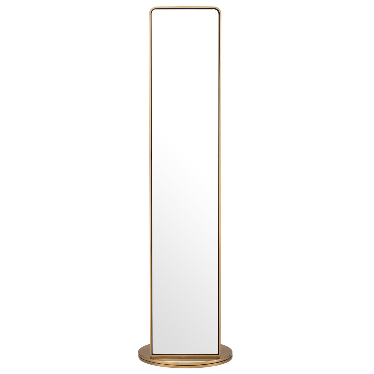 Rotating Floor Mirror with Coatrack Novo | Eichholtz Miami
