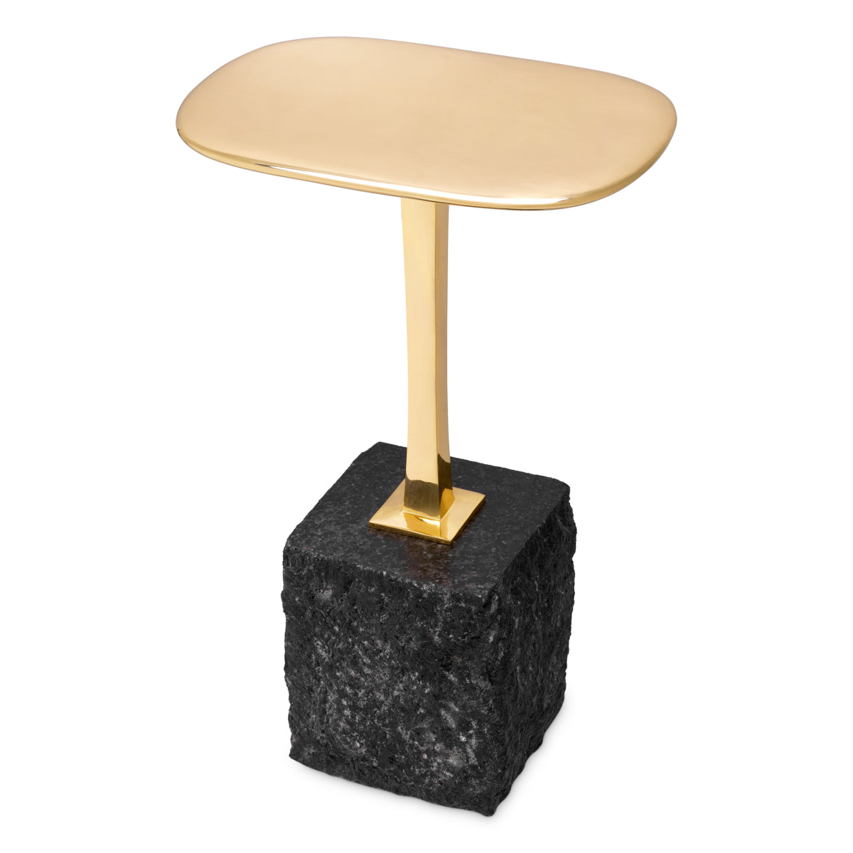 Gold Modern Side Table Kayan | Eichholtz Miami