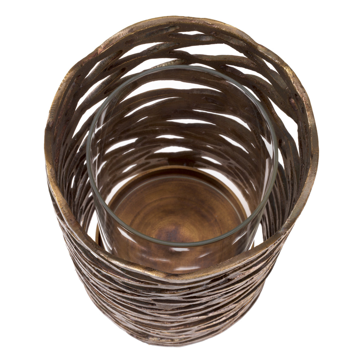 Vintage Brass Hurricane Lanai | Eichholtz Miami