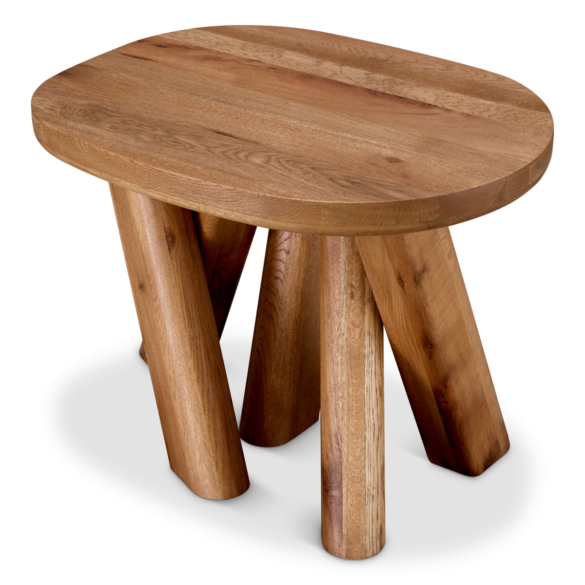 Oval Oak Side Table Bayshore | Eichholtz Miami