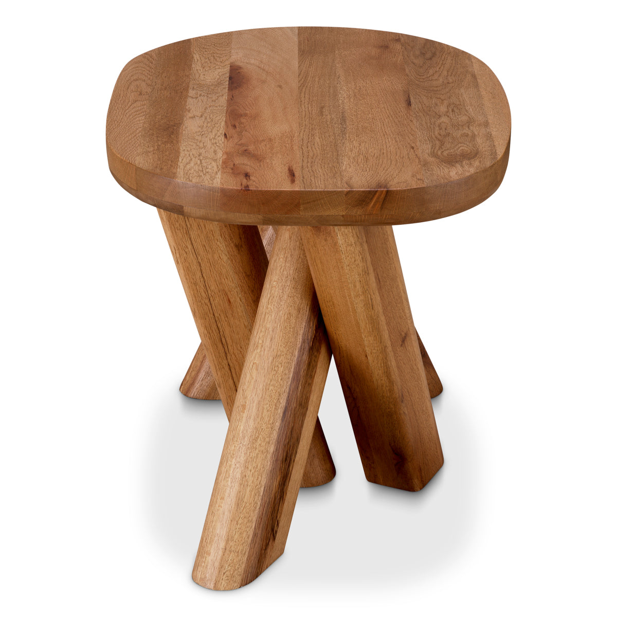 Oval Oak Side Table Bayshore | Eichholtz Miami