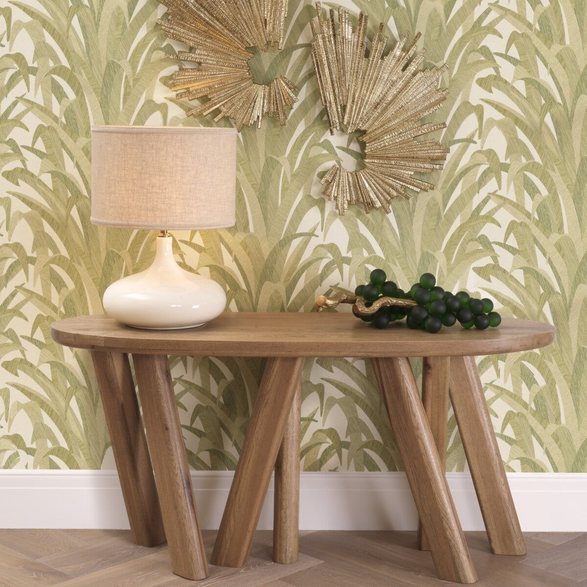 Oval Oak Console Table Bayshore | Eichholtz Miami