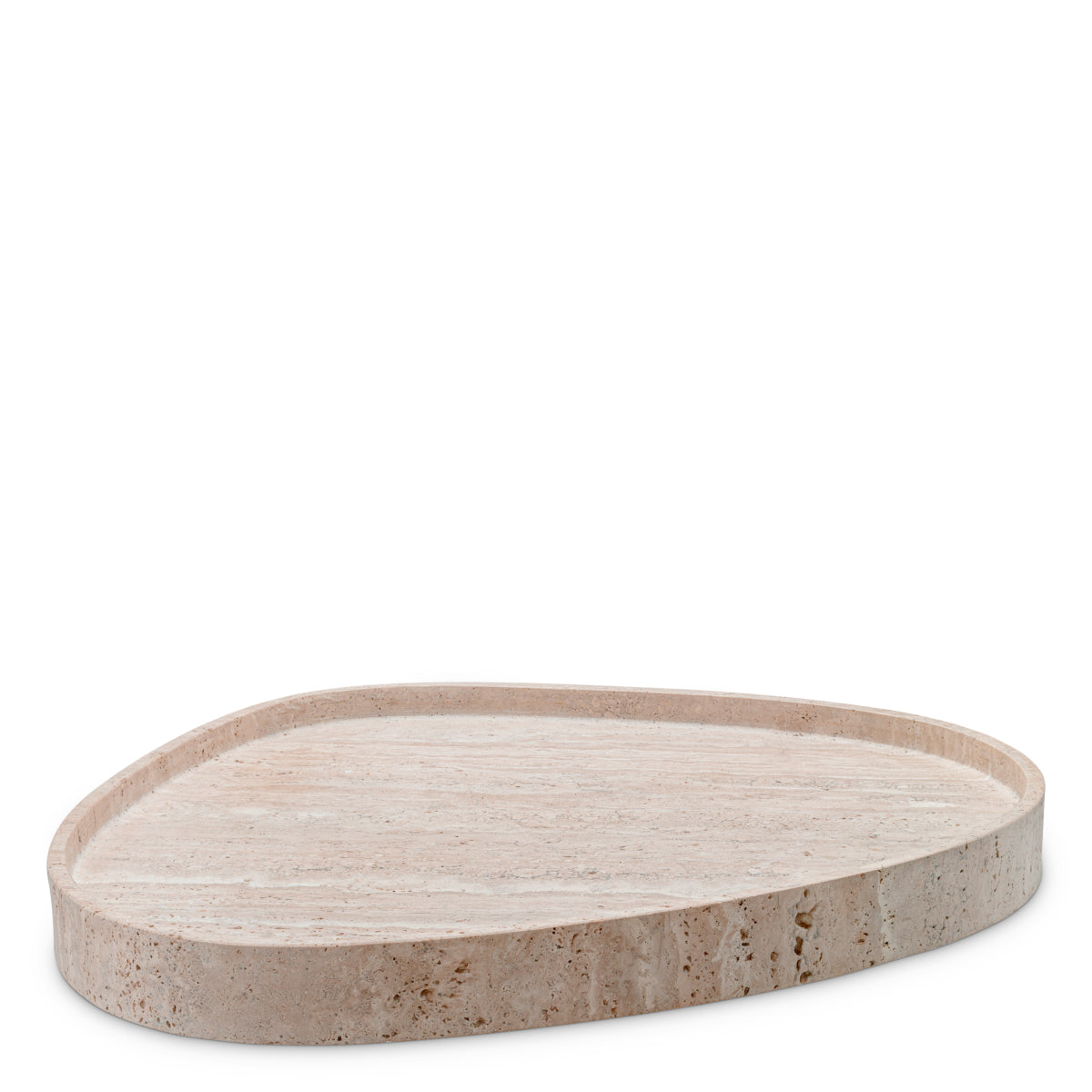 Beige Travertine Tray Arman | Eichholtz Miami