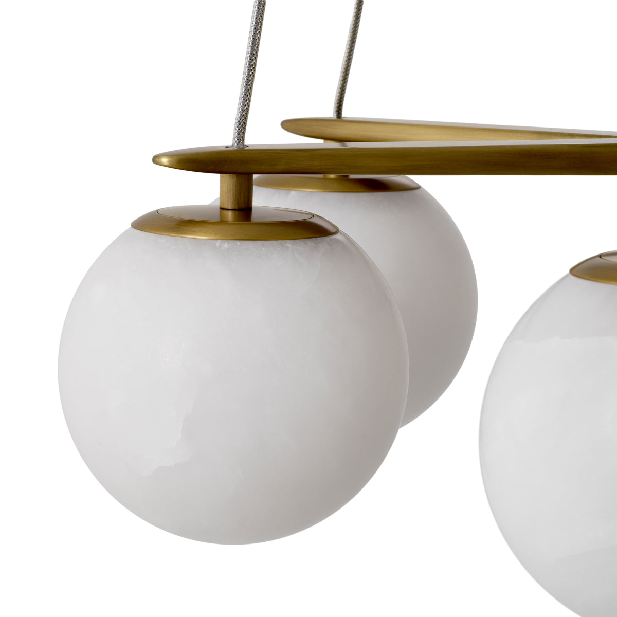 Alabaster Globes Chandelier Morro | Eichholtz Miami
