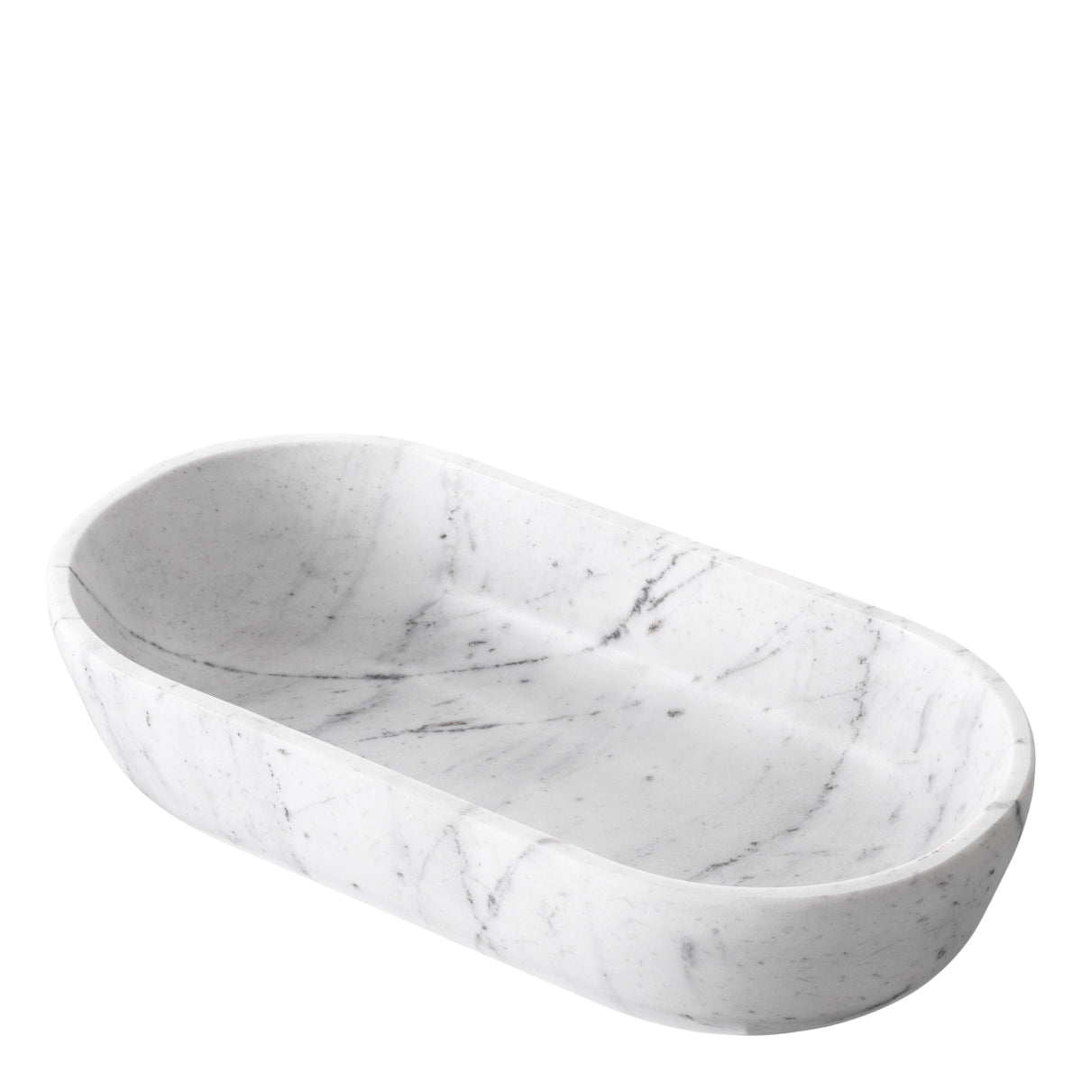 White Marble Bowl Terrebonne | Eichholtz Miami