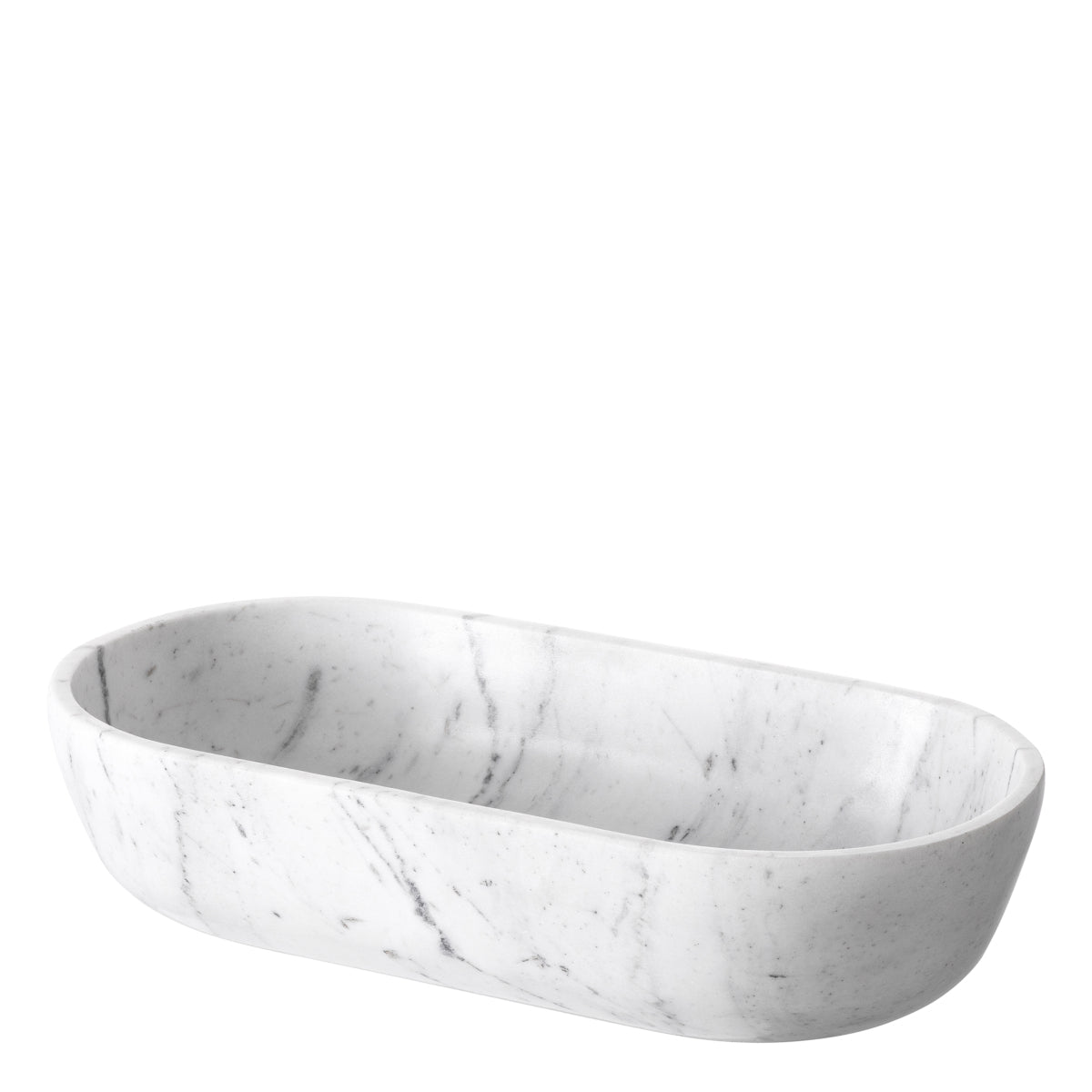 White Marble Bowl Terrebonne | Eichholtz Miami