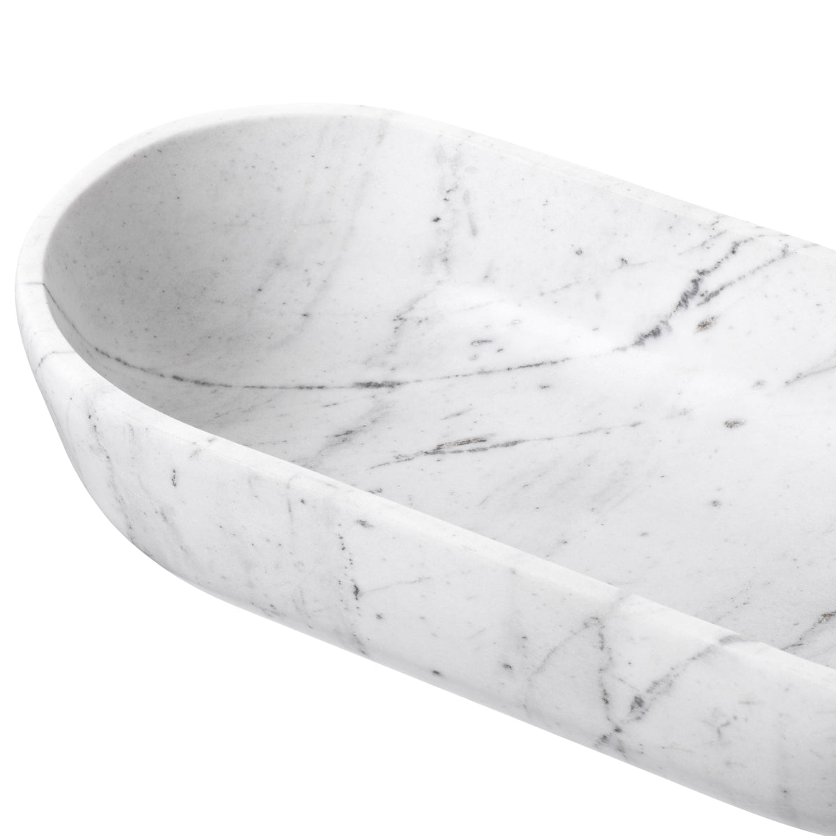 White Marble Bowl Terrebonne | Eichholtz Miami