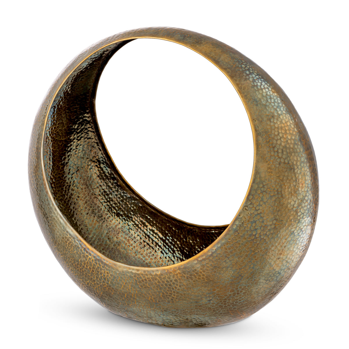 Circular Brass Wine Cooler Leung | Eichholtz Miami