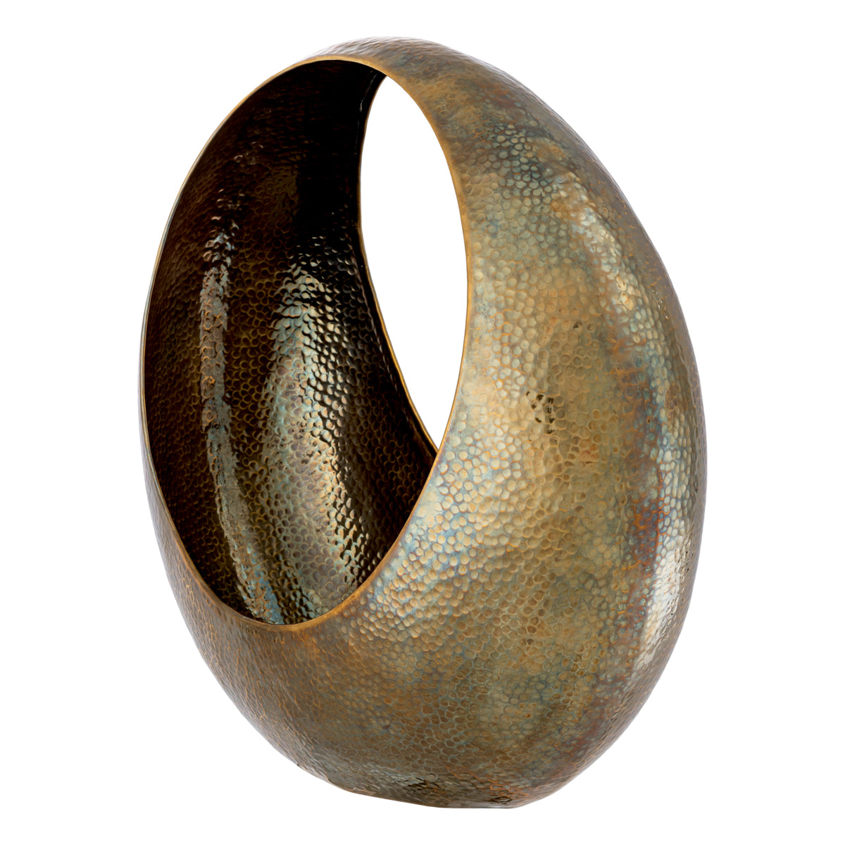 Circular Brass Wine Cooler Leung | Eichholtz Miami