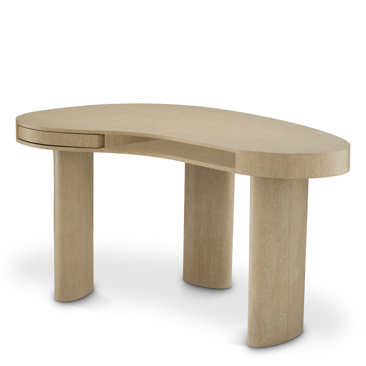 Free-Form Oak Desk Vence | Eichholtz Miami