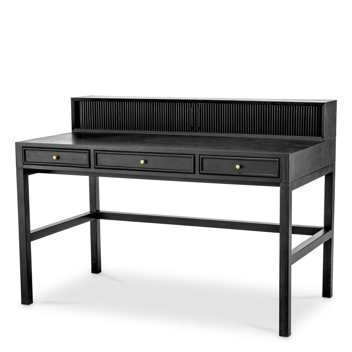 Dark Gray Oak Desk Otranto | Eichholtz Miami