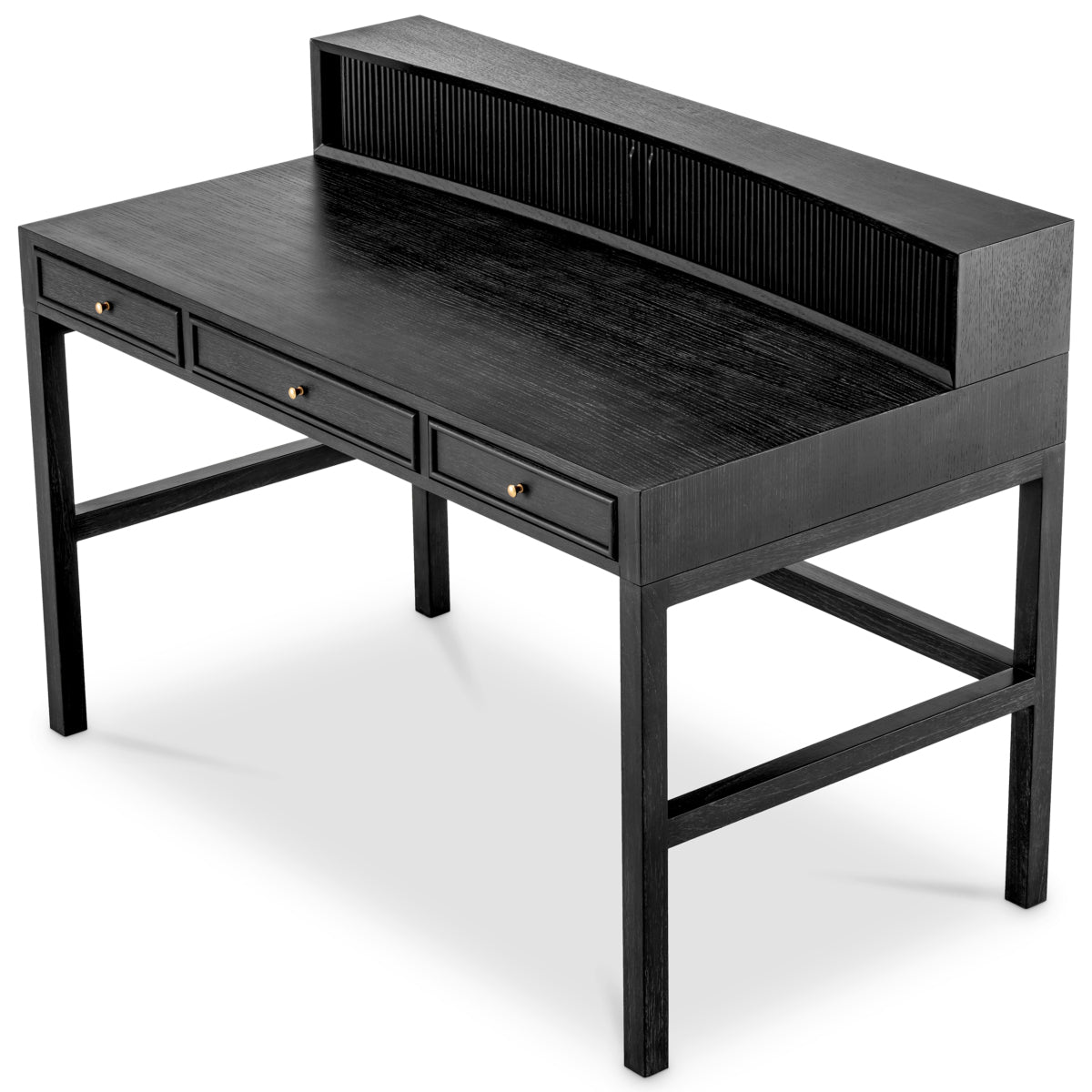 Dark Gray Oak Desk Otranto | Eichholtz Miami