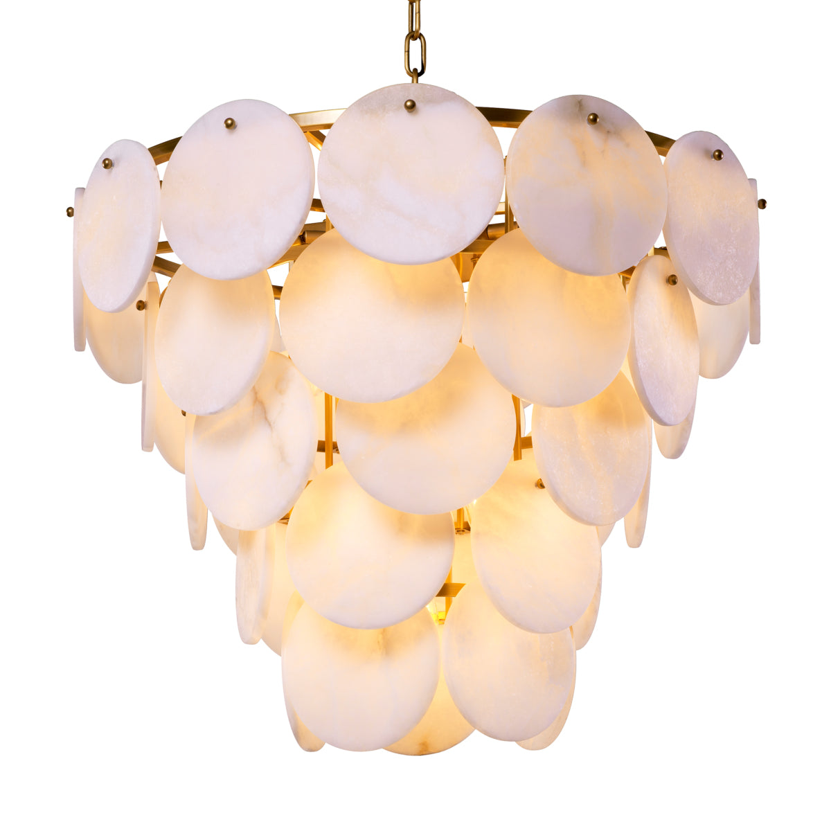 Tiered Alabaster Chandelier Clementina | Eichholtz Miami