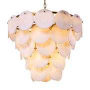 Tiered Alabaster Chandelier Clementina | Eichholtz Miami