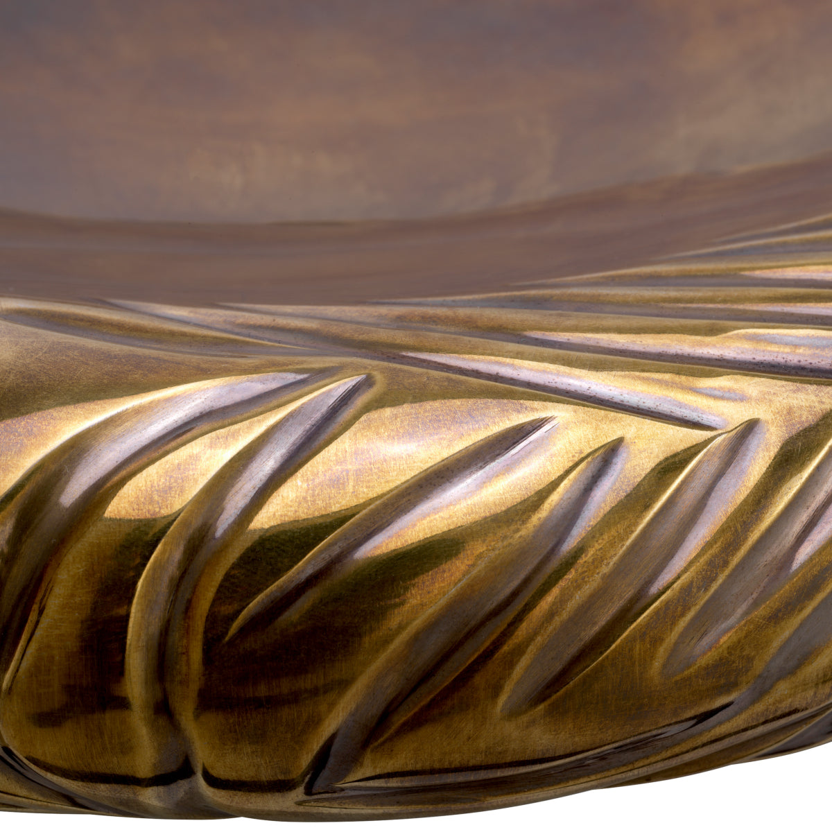 Vintage Brass Bowl Sandrini | Eichholtz Miami