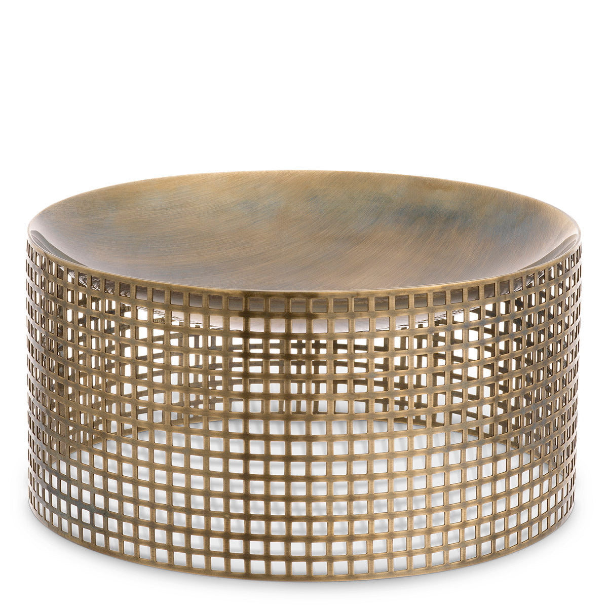 Vintage Brass Latticed Bowl Sterling | Eichholtz Miami
