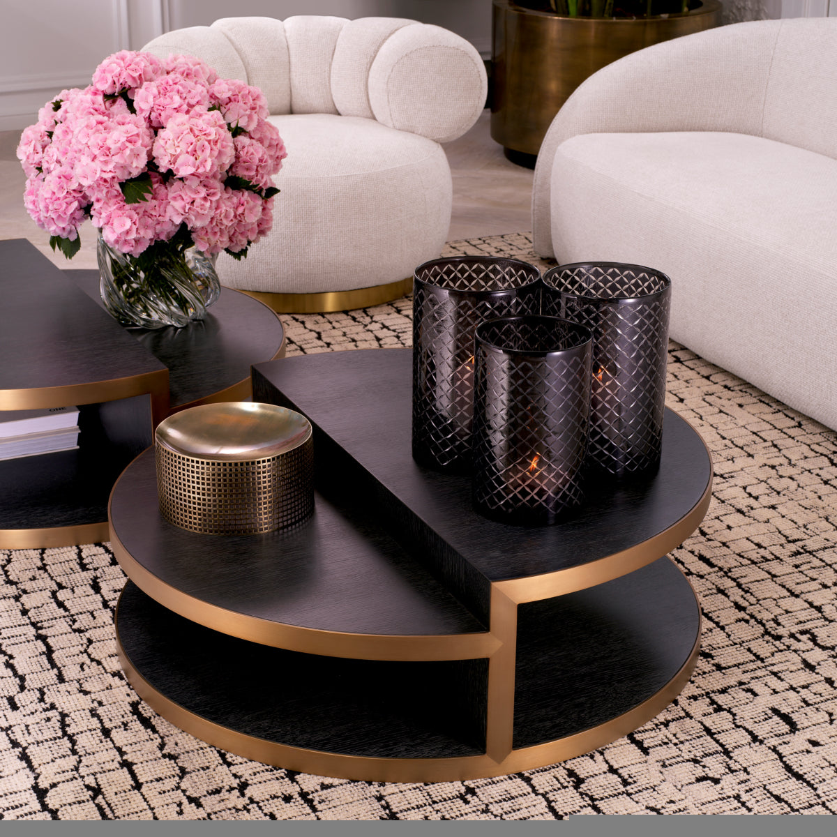 Vintage Brass Latticed Bowl Sterling | Eichholtz Miami