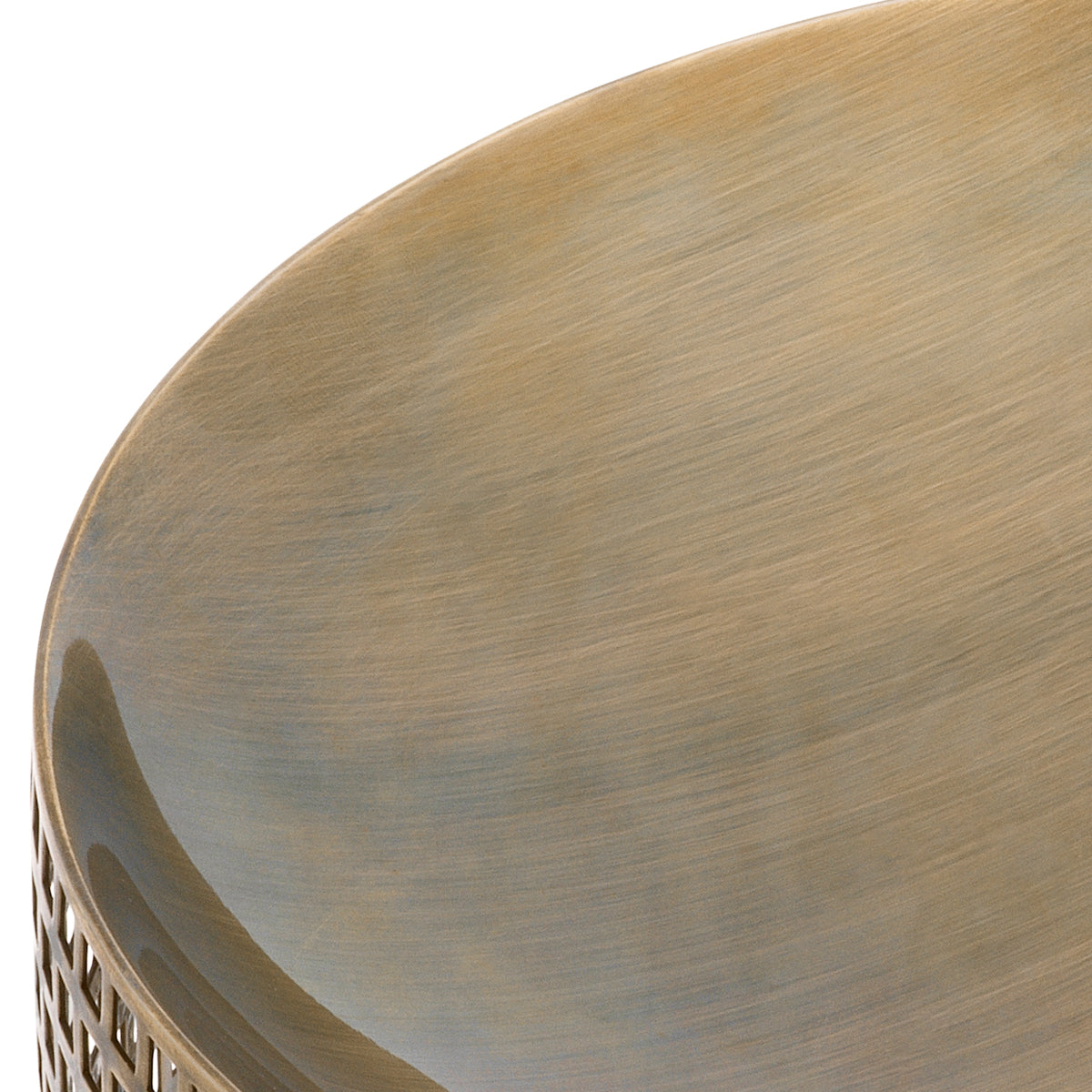 Vintage Brass Latticed Bowl Sterling | Eichholtz Miami