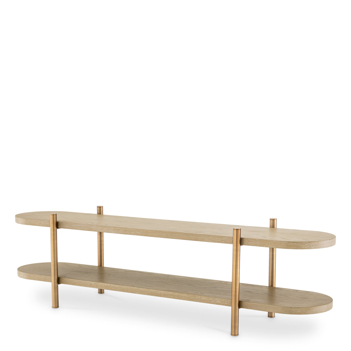 Washed Oak Shelf Cabinet Scario | Eichholtz Miami