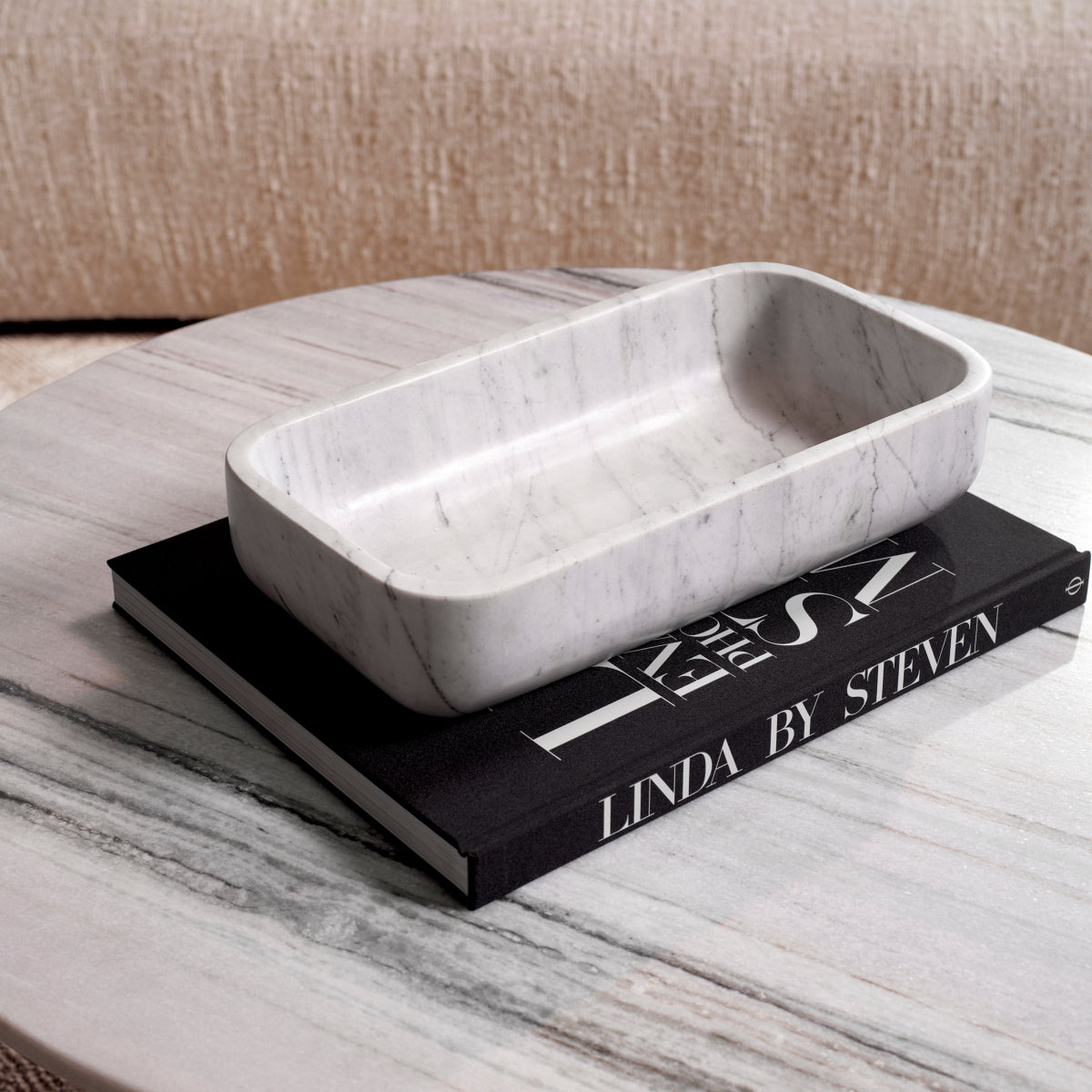 Rectangular Marble Bowl Vioujard | Eichholtz Miami
