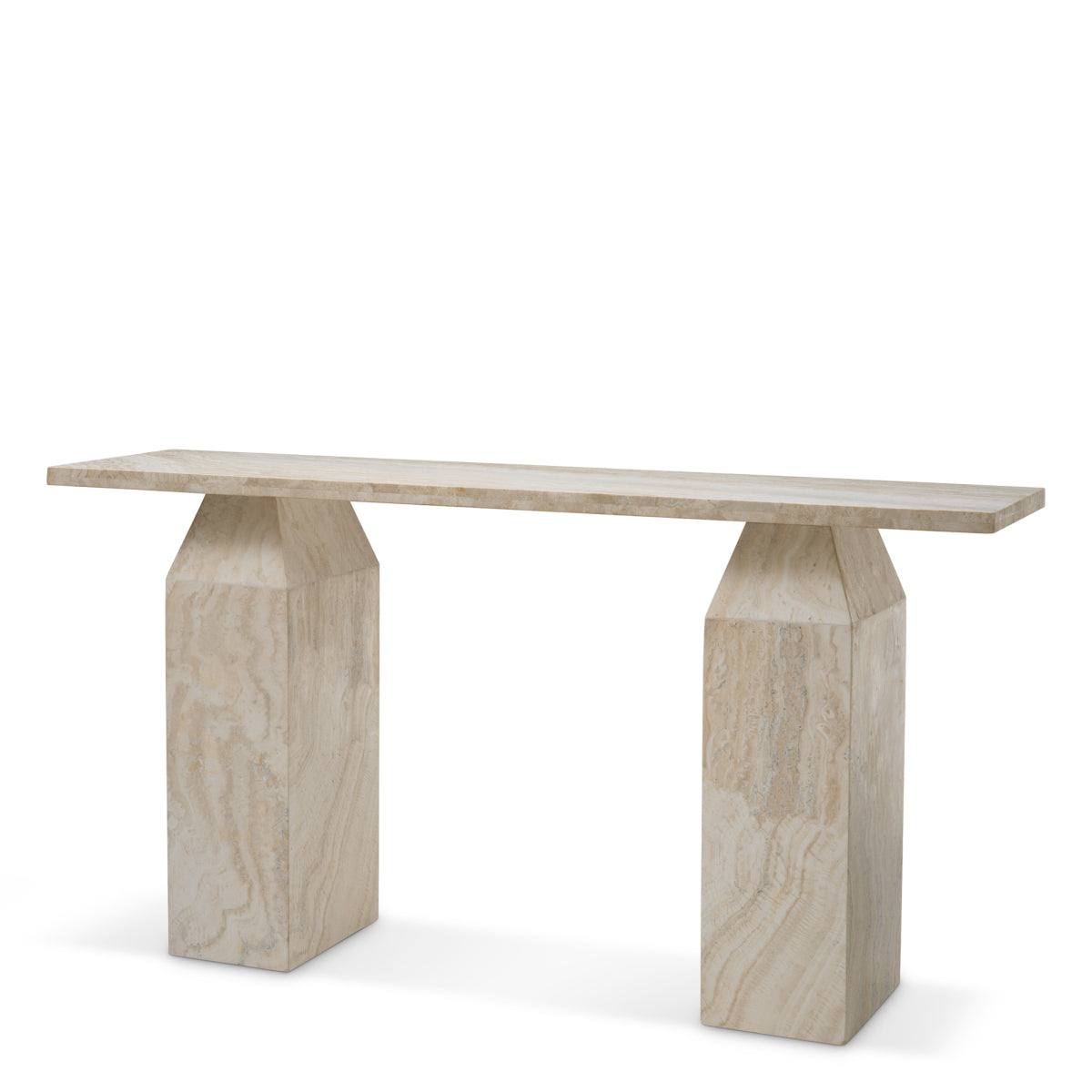 Rectangular Travertine Console Table Tarragona | Eichholtz Miami