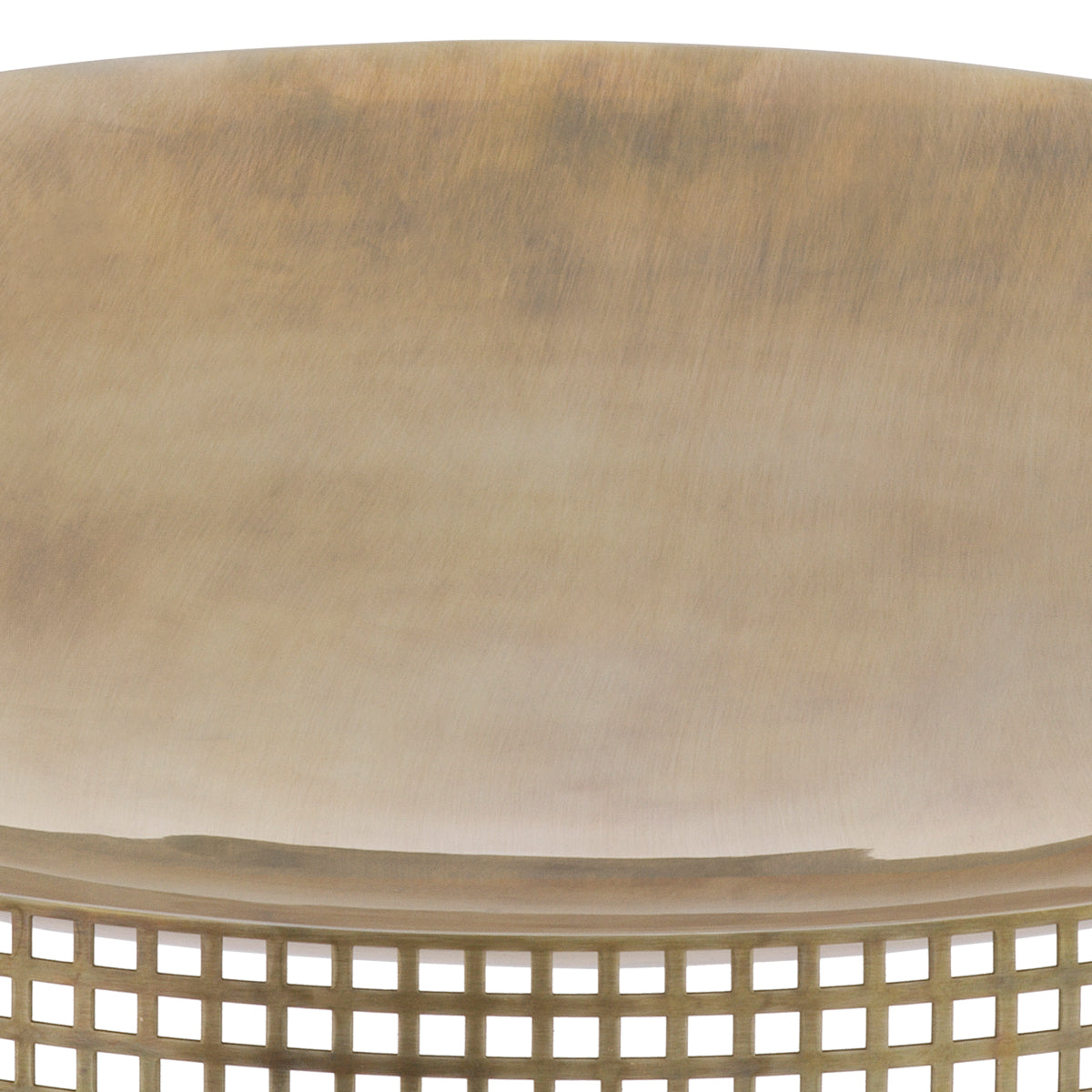 Vintage Brass Latticed Bowl Sterling | Eichholtz Miami