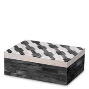 Gray Patterned Box Rodeo | Eichholtz Miami