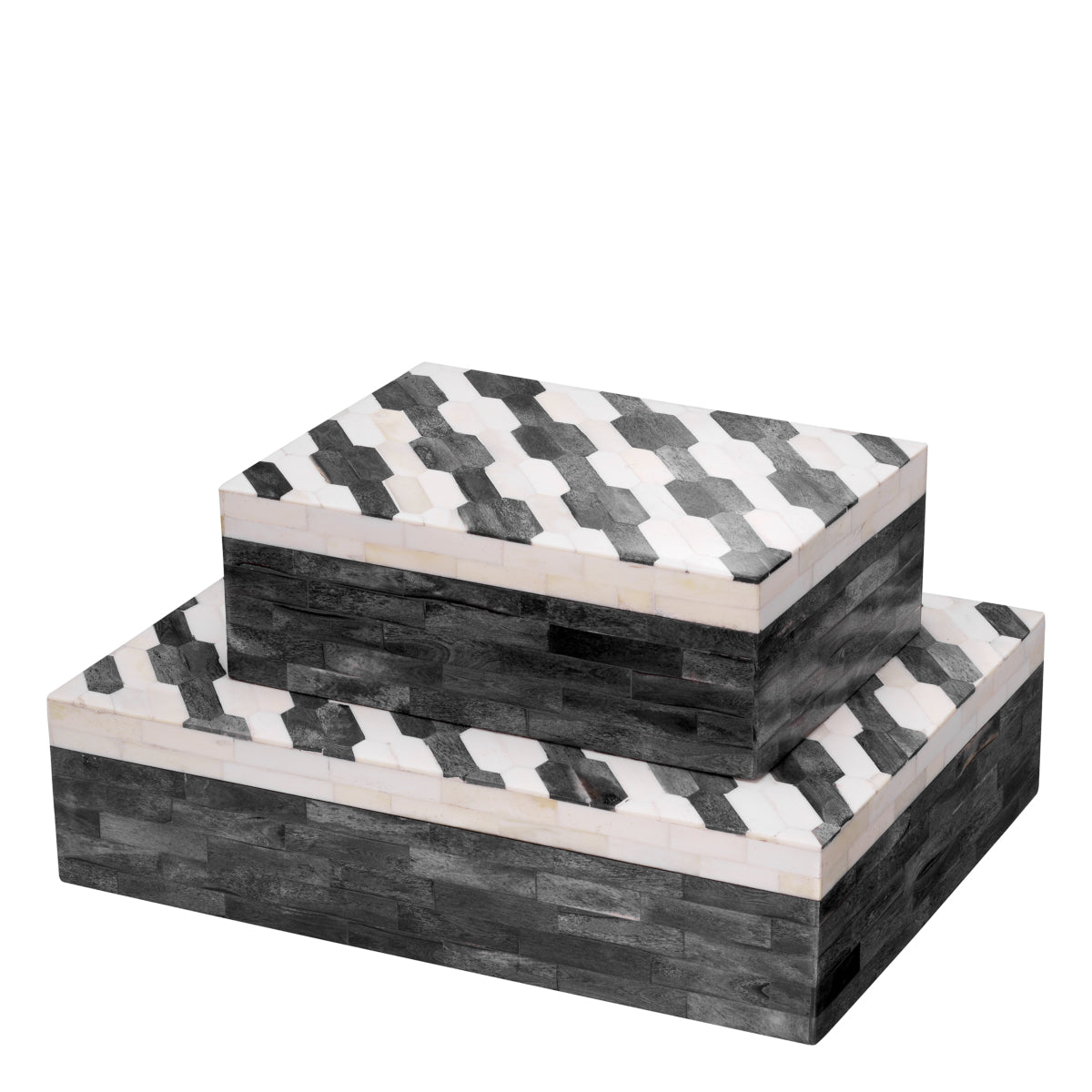 Gray Patterned Box Rodeo | Eichholtz Miami
