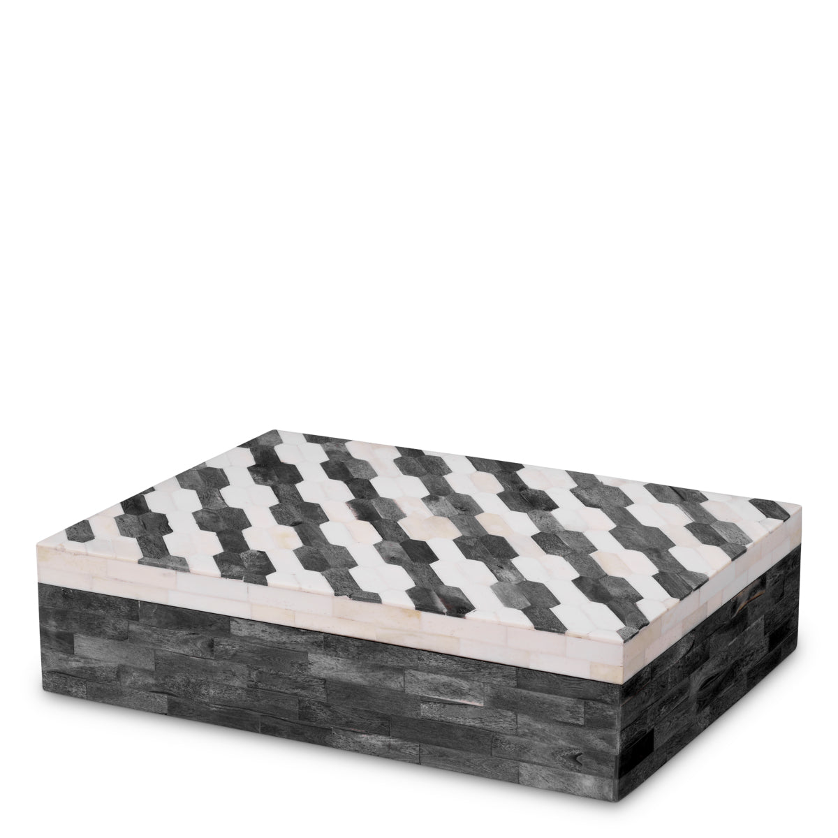 Gray Patterned Box Rodeo | Eichholtz Miami