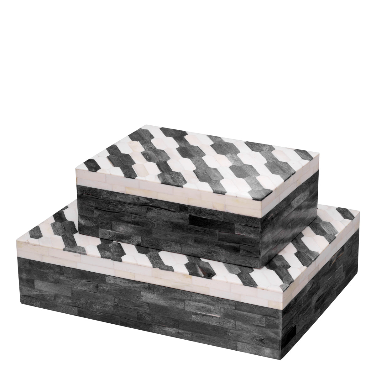 Gray Patterned Box Rodeo | Eichholtz Miami