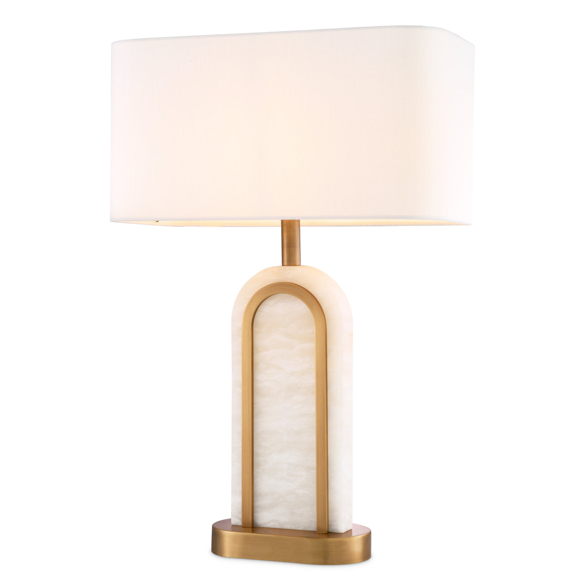 Arc Alabaster Table Lamp Palladio | Eichholtz Miami