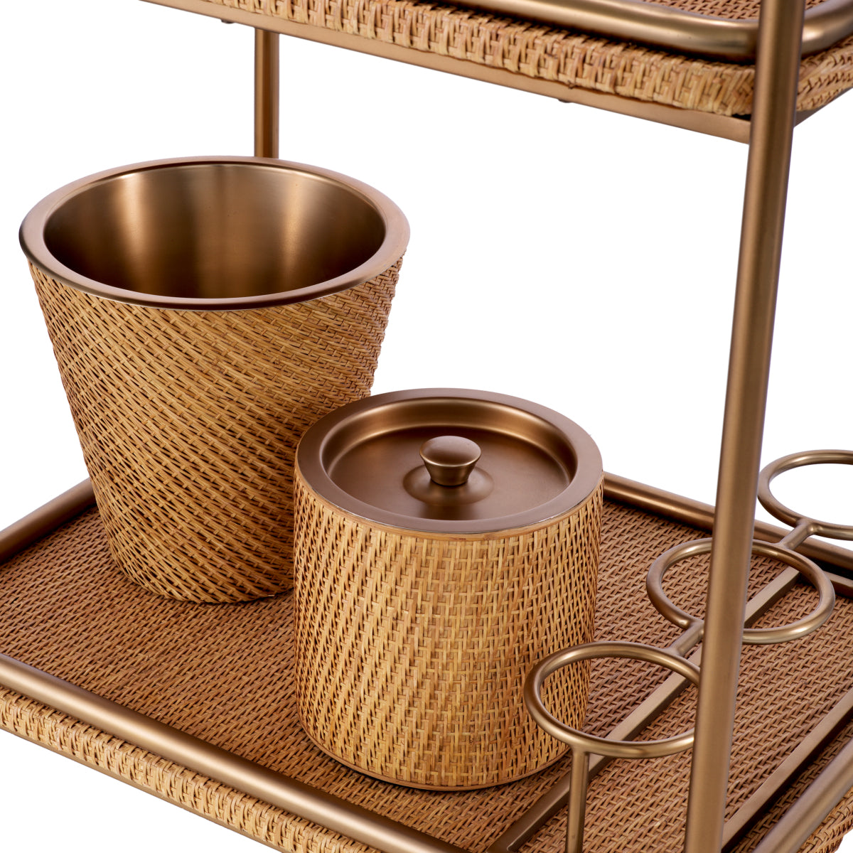 Natural Rattan Trolley Pescara | Eichholtz Miami