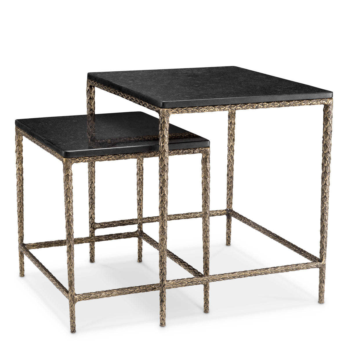 Granite Nesting Side Tables (2) Ferndale | Eichholtz Miami