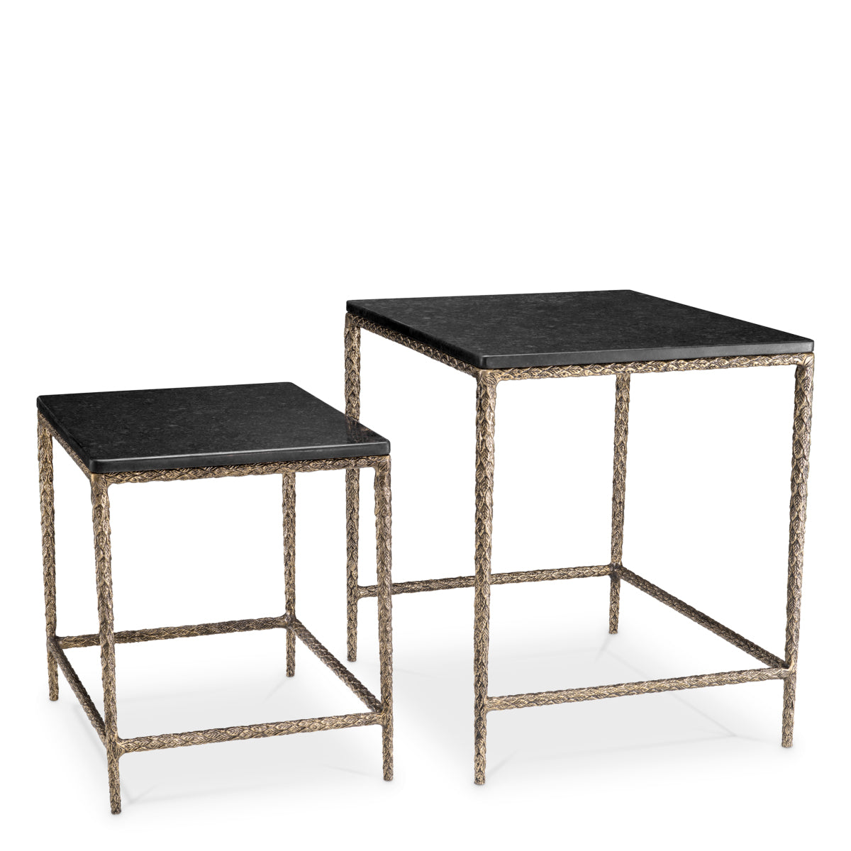 Granite Nesting Side Tables (2) Ferndale | Eichholtz Miami
