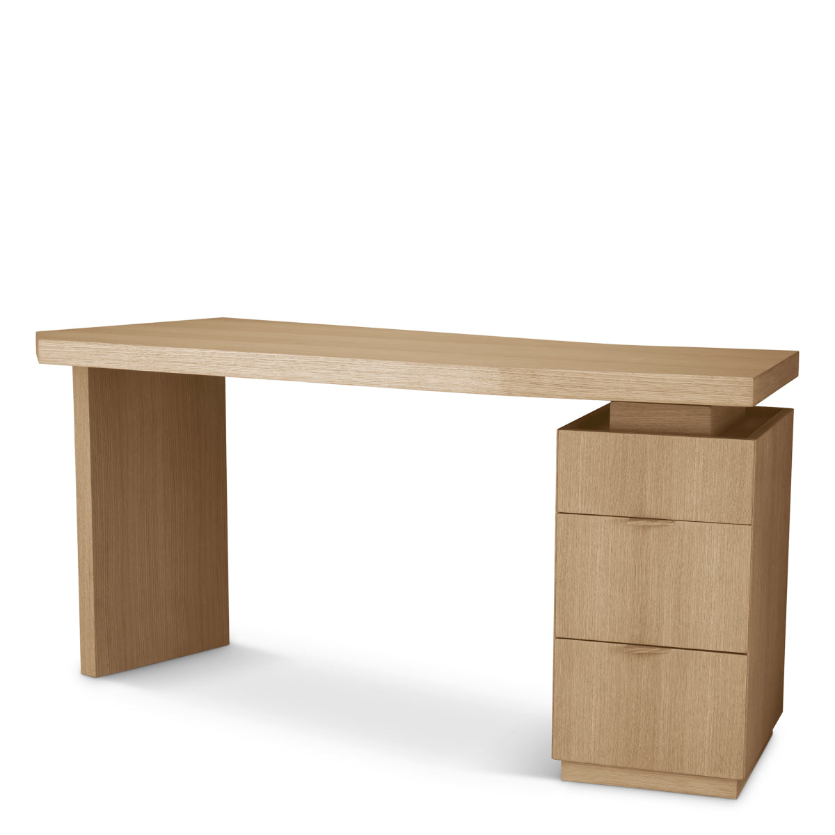 Natural Oak 3-Drawer Desk Sarah | Eichholtz Miami
