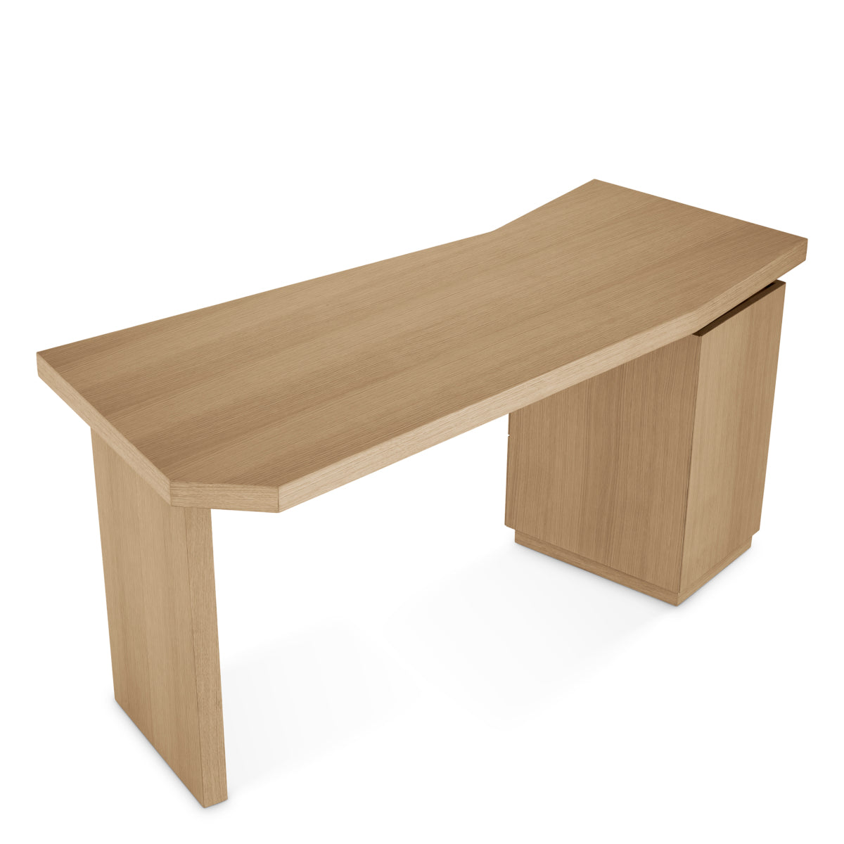 Natural Oak 3-Drawer Desk Sarah | Eichholtz Miami