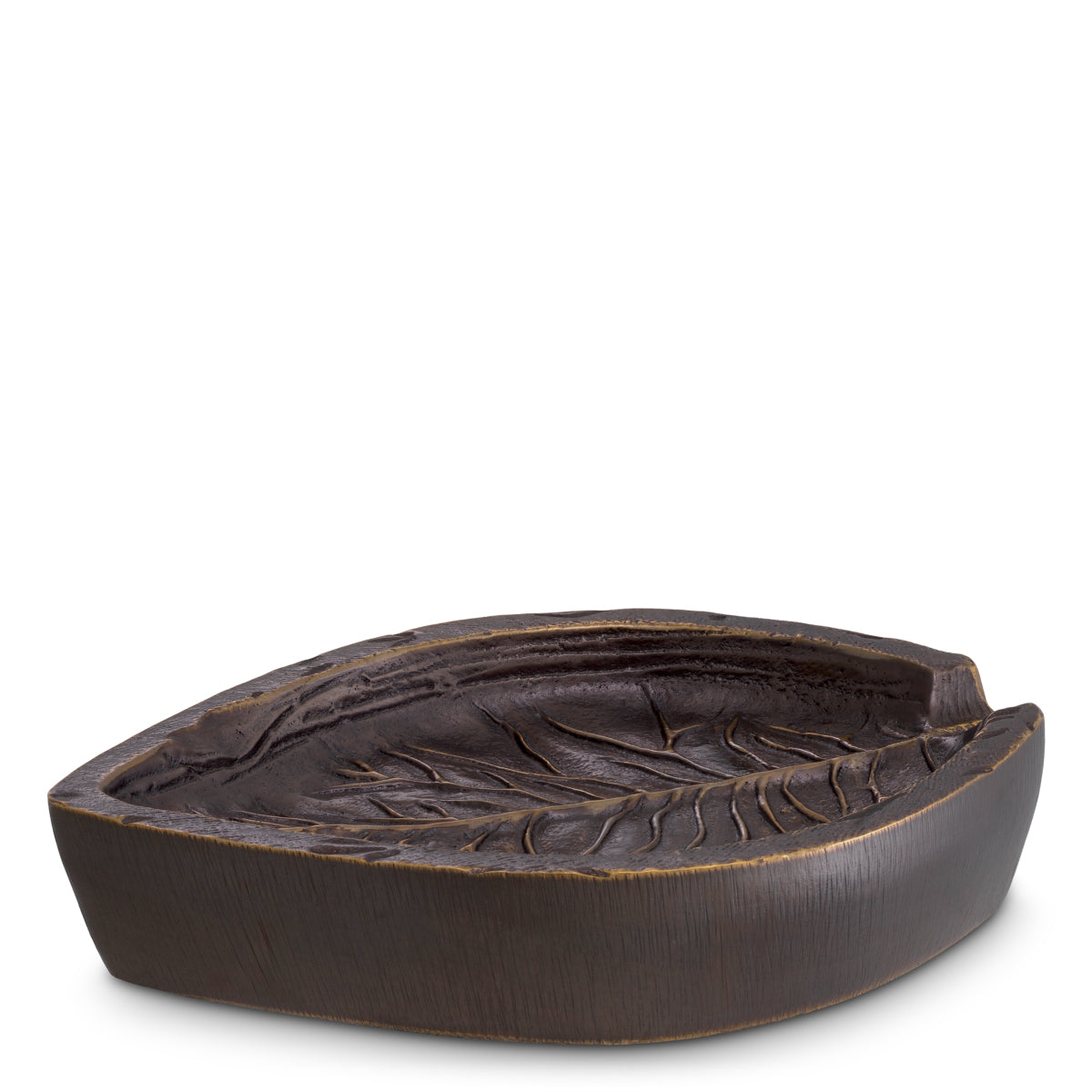 Leaf-Patterned Metal Bowl Rosselli | Eichholtz Miami