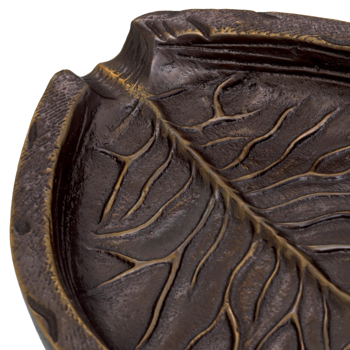 Leaf-Patterned Metal Bowl Rosselli | Eichholtz Miami