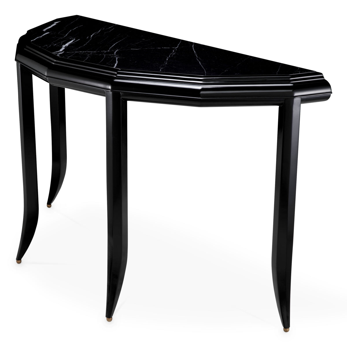 Black Marble Console Table Javier | Eichholtz Miami