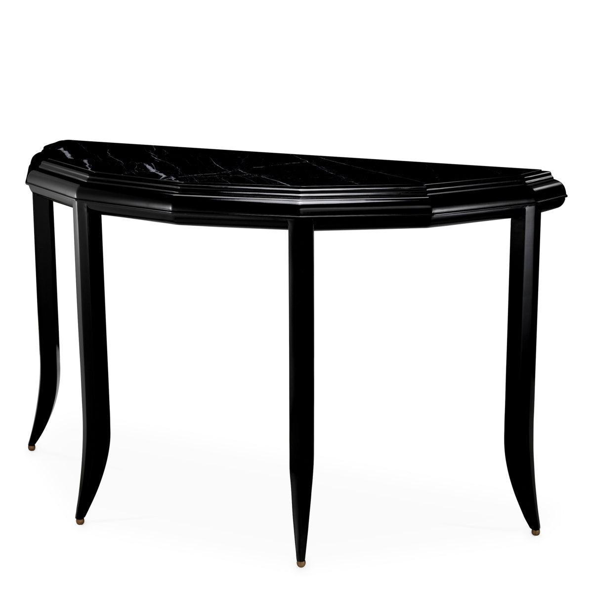 Black Marble Console Table Javier | Eichholtz Miami