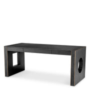 Charcoal Gray Oak Desk Rovigo | Eichholtz Miami