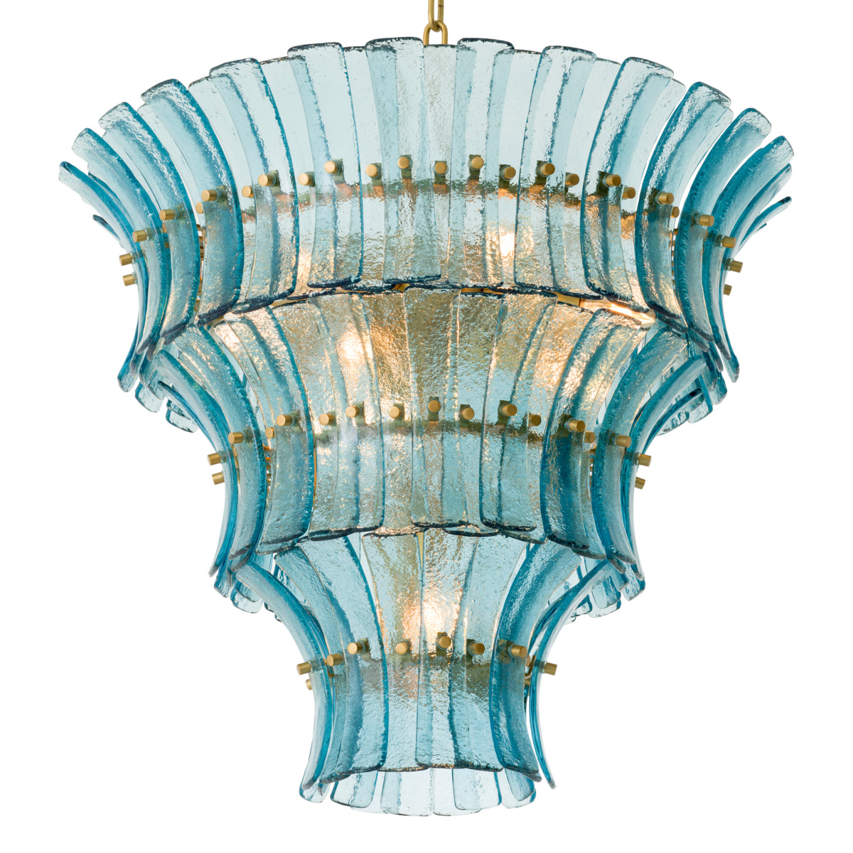 Glass Tiered Chandelier Toscano | Eichholtz Miami